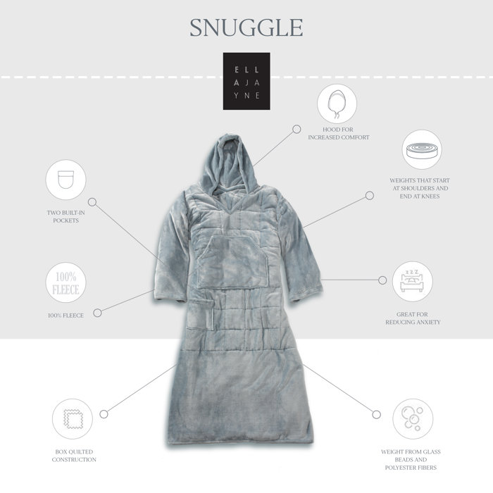 Ella Jayne Home Wearable Weighted Snuggle Blanket & Reviews Wayfair